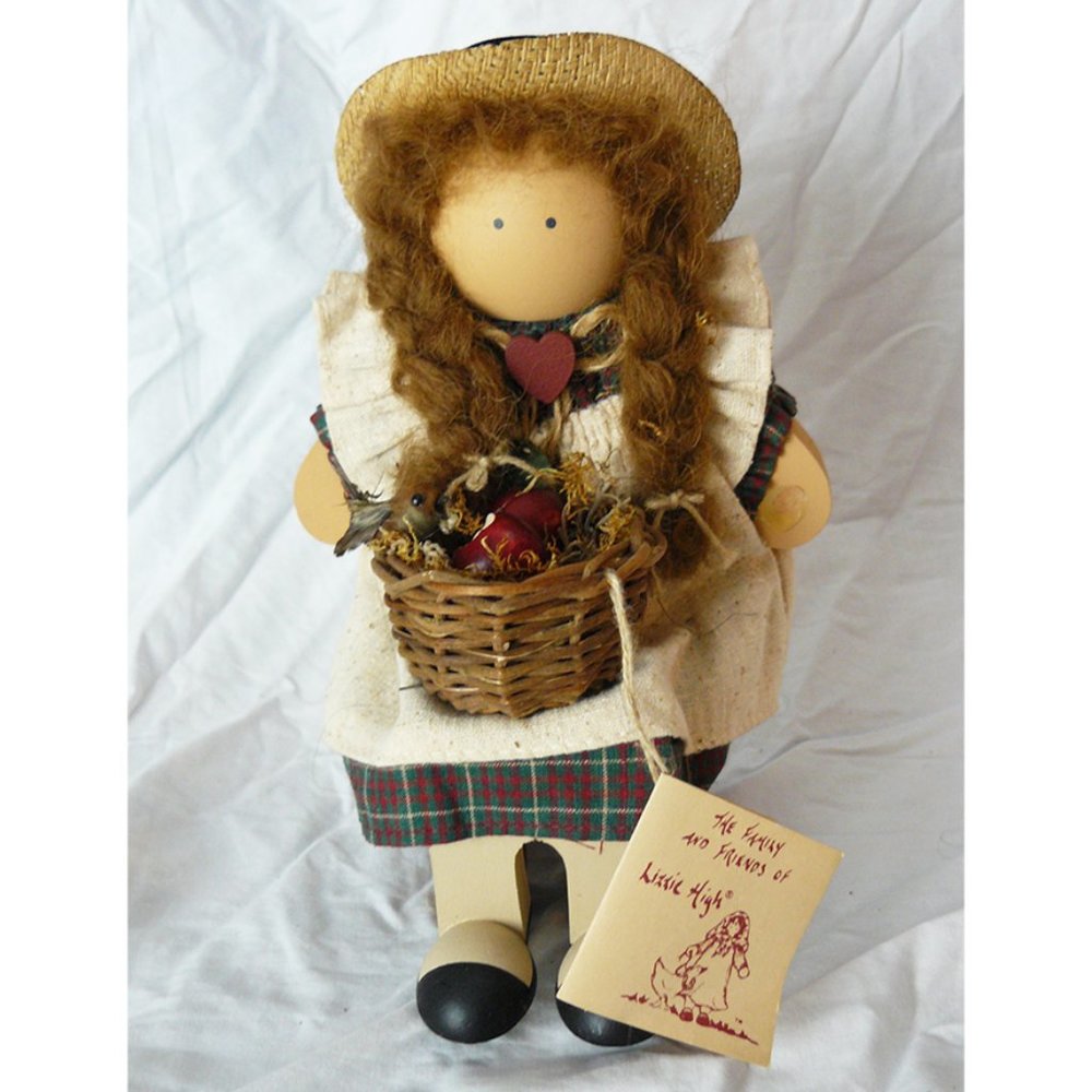 1992 LIZZIE HIGH - Dora Valentine - Handcrafted Wood Doll